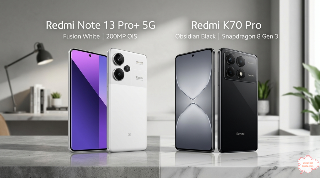 Redmi Note 13 Pro+ Vs. Redmi K70 Pro: The Complete Professional Comparison