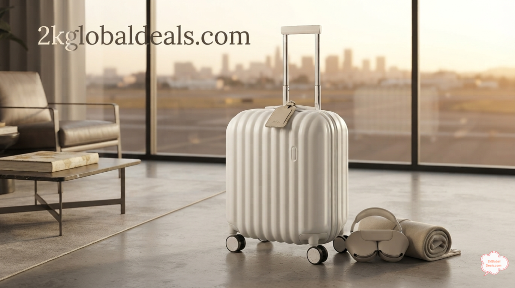 Artrips Carry on white suitcase review 