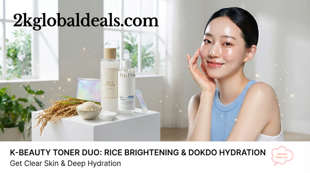 K beauty toner duo