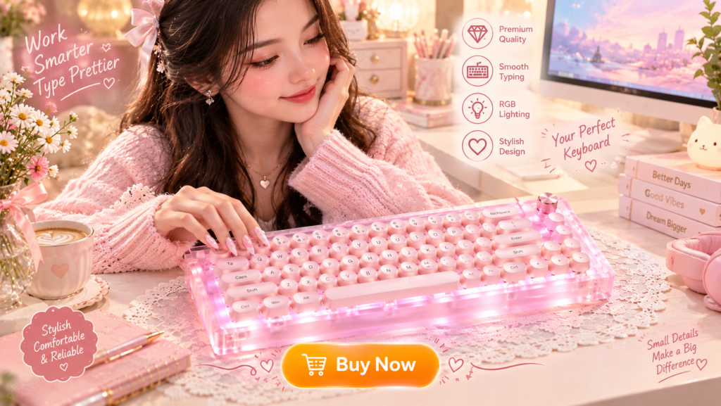 Transculent mechanical keyboard switches 